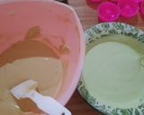 Foto langkah ke 3 dari resep Bolu Kukus Pandan Moka.
