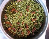 A picture of step 1 of Dal makhni.
