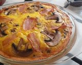 Quiche - Francia reggeli pite recept fázis 4 fotója