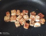 A picture of step 4 of Tadka e Shahi fried panner.