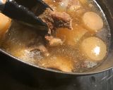 A picture of step 6 of Pho [Beef Noodle Soup].