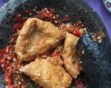 Foto langkah ke 6 dari resep Jamur dan Tahu Geprek.