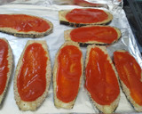 Foto del paso 3 de la receta: Pizza de berenjena con jamón dulce