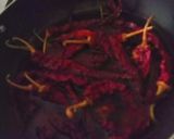 A picture of step 1 of Schezwan Sauce.