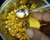 A picture of step 1 of Buttery American corn bhel.