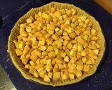 Une image de l'étape 9 de Tarte pommes, caramel, orange et fruits secs (pâte brisée aux fruits secs).