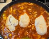 Tinga de pollo (csirkemell csili) recept fázis 3 fotója