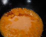 A picture of step 4 of Chutney bomb tikki with spicy creamy coconut sauce.