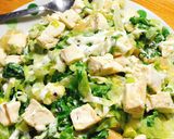 Hình bước làm 2 của món Salad rau +đậu