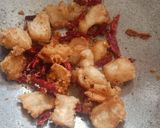 Gambar langkah 5 resipi Ikan Dori Kung Pao.