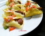 A picture of step 5 of Omelette Soya stick Tacos.