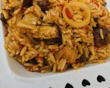A picture of step 2 of Daddawa rice.