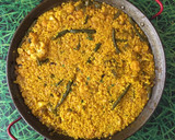 Foto del paso 6 de la receta: Paella vegana de coliflor con toque de cilantro 🥘🍀