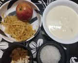 A picture of step 1 of Apple Kheer.
