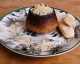 Foto del passaggio 4 della ricetta Tortino cuore caldo al tiramisù senza uova e senza burro
