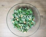 A picture of step 5 of Kale salad 🥗.