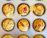 Foto del paso 4 de la receta: Muffins de jamón, verduras y queso