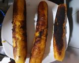 Foto del paso 1 de la receta: Canoas de plátano en mar de zanahoria 🌊🥕