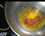 A picture of step 3 of Methi Aloe Vera pickle.