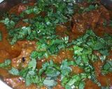 A picture of step 9 of Tomato Mutton Curry.
