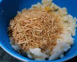A picture of step 9 of French fries corn potato paneer drum stick.