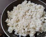Foto del paso 1 de la receta: "Arroz 🍚🍛" de coliflor con cilantro😜🍱🥙