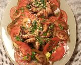 Foto del paso 11 de la receta Ensalada imperial de tomates con pulpos al ajillo