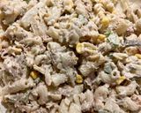 A picture of step 4 of Cold tuna pasta salad 🥗 🌽🍋.