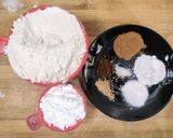 A picture of step 6 of Eggless Christmas Plum Cake.