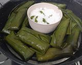 Foto langkah ke 4 dari resep Lemet Singkong (mix kelapa parut + agar-agar).