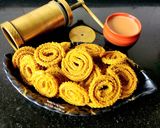 A picture of step 4 of Jowar Bajra Mix Flour Kasoori Methi Chakli Diabetic-Friendly Gluten Free Sorghum Pearl Millet Snack.