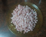 Foto del paso 1 de la receta: Calabacines gratinados y rellenos de jamón cocido y pipas