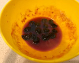 Foto del paso 3 de la receta: Postre en vaso de Mascarpone saborizado con mermelada de arándanos casera, frutas frescas y coco