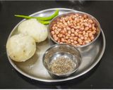 A picture of step 1 of Sabudana Vada.