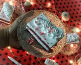 A picture of step 9 of Red velvet pastry.