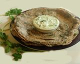 A picture of step 5 of Ragi Adai dosai.