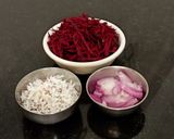 A picture of step 1 of Beetroot salad.