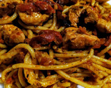 Foto del paso 4 de la receta: ESPAGUETTIS🍝Con Tomate🍅 Seco al orégano y Pesto...!