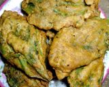 A picture of step 3 of Spinach Pakoras.