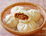 A picture of step 8 of Spicy Tofu Steamed Buns.