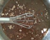 A picture of step 6 of Eggless whole wheat chocolate cake.