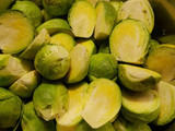 Repollo de Bruselas salteados