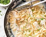 صورة لخطوة 6 من وصفة تشيكن الفريدو Chicken Alfredo pasta