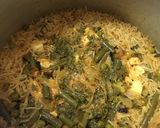 A picture of step 5 of Paneer Biryani.