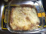 Pastel de papa, con carne picada y arroz 😊🔥🔥