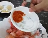 A picture of step 3 of Chicken lollipop.