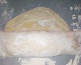 A picture of step 3 of Fish rolls.