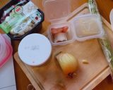 Hình bước làm 1 của món Mì somen soup nấm măng tây cá basa phile - ăn dặm