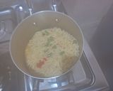 A picture of step 5 of Indomie noodles and potatoes chips.