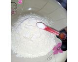 A picture of step 1 of Sandwich bread.